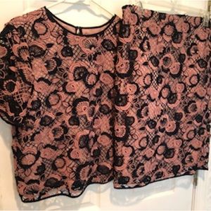 Two piece dressy dress